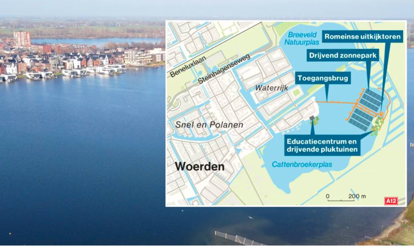 Zonnepanelen op de Cattenbroekerplas Nee!